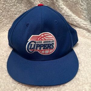 Los Angeles Clippers Mitchell and Ness Hardwood Classics fitted hat size 7 3/4
